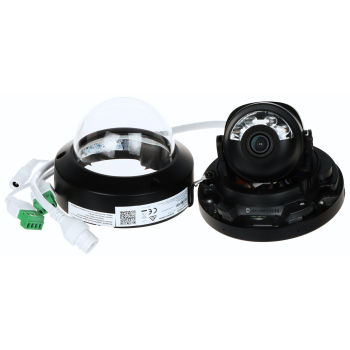 KAMERA WANDALOODPORNA IP DS-2CD2163G2-LIS2U 2.8MM BLACK PL Smart Hybrid Light AcuSense - 6 Mpx Hikvision